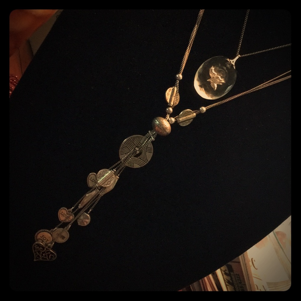 Silver necklaces